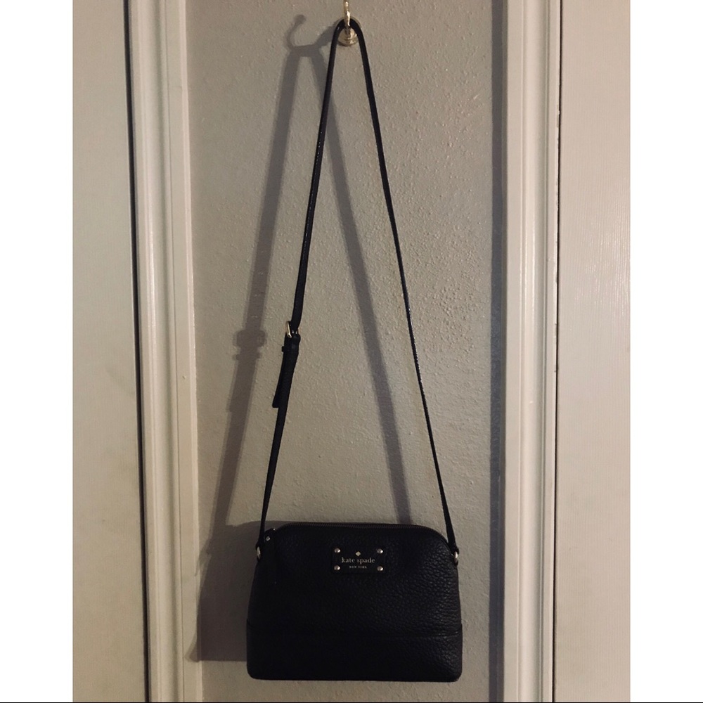 Black Leather Kate Spade Crossbody